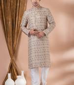 Heavy Cotton Printed Kurta Pyjama Set.