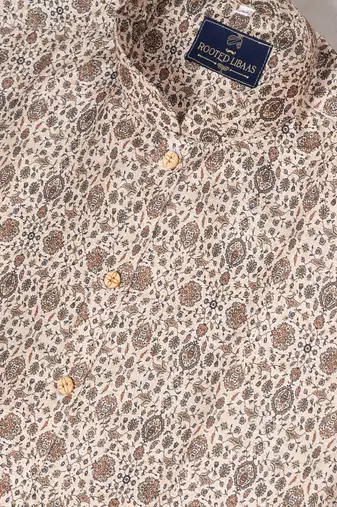 Heavy Cotton Printed Kurta Pyjama Set.