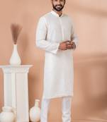 Sequence and Embroidery Work Kurta Pyjama Set