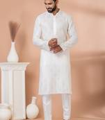 Sequence and Embroidery Work Kurta Pyjama Set