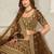 Mustard Organza Net Lehenga Choli set with Dupatta