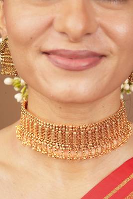 Yellow gold plated necklace-sets 4
