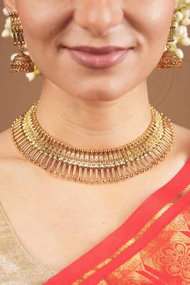 Yellow gold plated necklace-sets 7