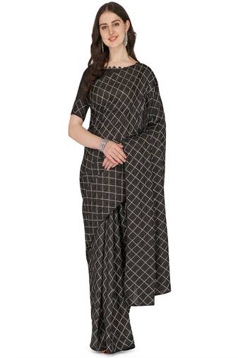 Serona fabrics women's dora silk sequins work party wear saree