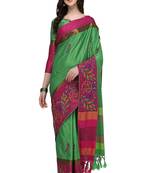 Serona fabrics women's cotton silk embroidery work party wear saree