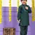 Dark green pathani cotton kurta pajama set for boys party,wedding outfits