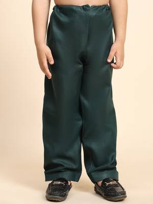 Dark green pathani cotton kurta pajama set for boys party,wedding outfits 5