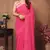 ready to wear pink fancy stylish partywear saree