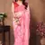 ready to wear pink fancy stylish partywear saree