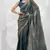 Teal Blue Jimmy Choo c Fancy Girlish Partywear Saree