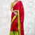 Red Japan Silk c Fancy Girlish Partywear Saree