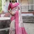 Smart And Ethnic Pink tussar silk blend Saree For Girlish Looks