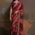 Wine Smart Floral Print Ethnic Festive Saree