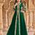 Green Front Slit Anarkali For Women Indian Pakistani Wear