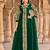 Green Front Slit Anarkali For Women Indian Pakistani Wear