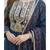Alvano blue a-line suit set for women's and girls rayon