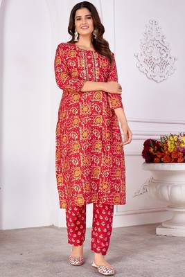 Beautiful pink colour kutra set for girlish ethnic looks 1