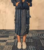 Blue indigo cotton kate skirt