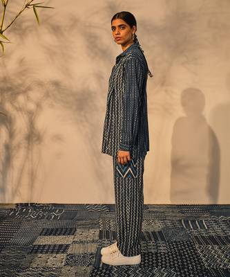 Blue indigo cotton ila pants 2