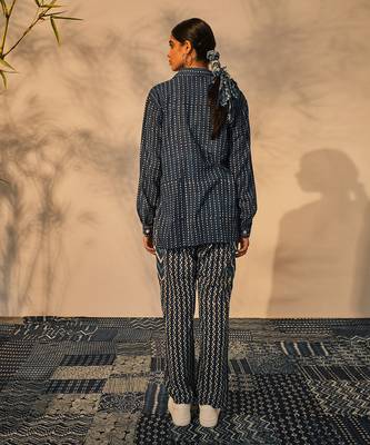 Blue indigo cotton ila pants 5