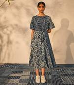 Blue indigo cotton freya dress