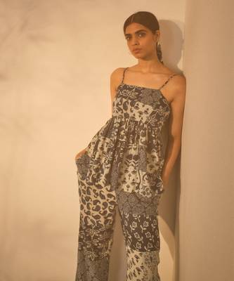 Blue indigo cotton anne top 4