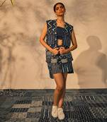 Blue indigo cotton sierra jacket