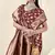 Maroon Banarasi silk blendWoven Design Woven Golden Zari Border Saree With Unstitched Blouse Piece