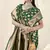 Green Banarasi silk blend woven design woven golden zari border saree with unstitched blouse piece