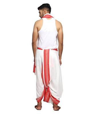 cobra lifes Free Size Traditional Indian Wear Men Dhoti 4
