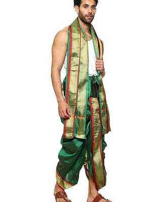 cobra lifes Free Size Traditional Indian Wear Men Dhoti 1