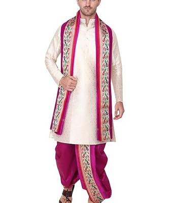 cobra lifes Free Size Traditional Indian Wear Men Dhoti 1