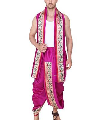 cobra lifes Free Size Traditional Indian Wear Men Dhoti 3