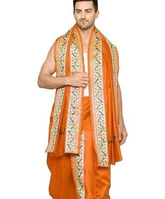 cobra lifes Free Size Traditional Indian Wear Men Dhoti 4