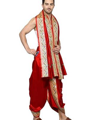 cobra lifes Free Size Traditional Indian Wear Men Dhoti 3