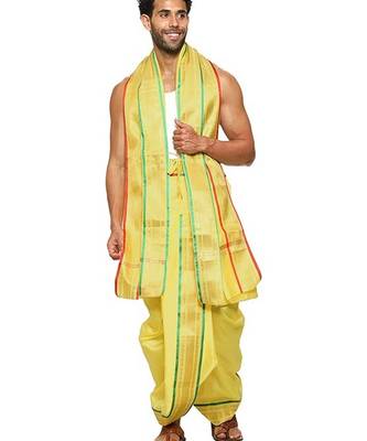 cobra lifes Free Size Traditional Indian Wear Men Dhoti 1