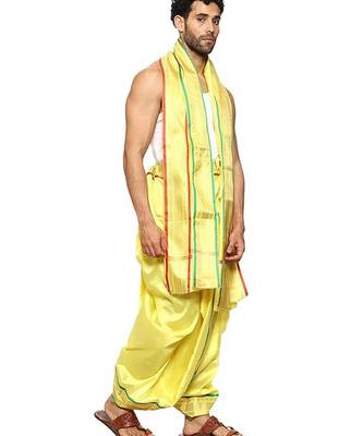 cobra lifes Free Size Traditional Indian Wear Men Dhoti 4