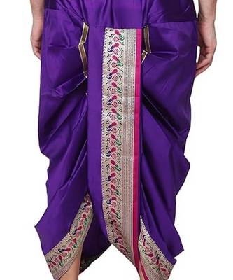cobra lifes Free Size Traditional Indian Wear Men Dhoti 4