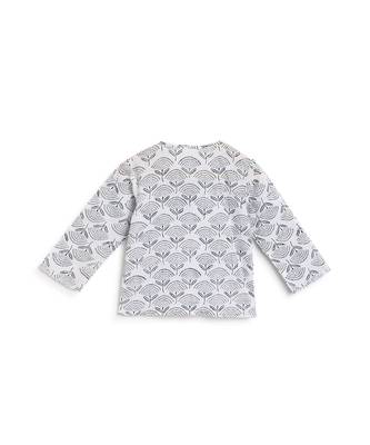 White cotton printed block night suit set 4