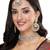 Drop shaped white kundan & beads choker necklace set with earring & maangtika jewellery set for women (ns105630)