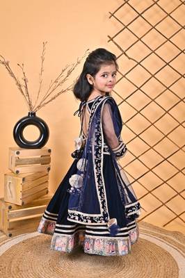 Blue Lehnga Choli 3