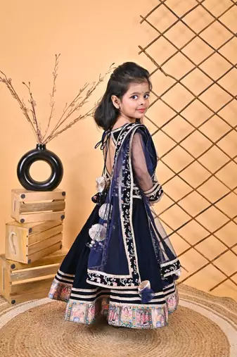 Blue Lehnga Choli