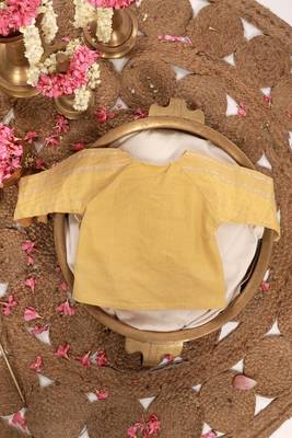 Varshit yellow angrakha kurta 3