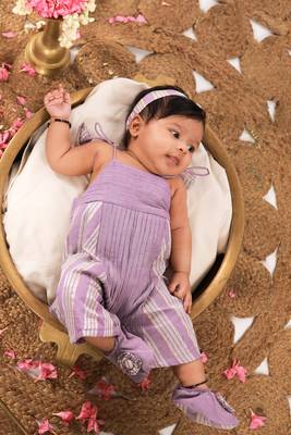 Rishika purple striped jumpsuit 1