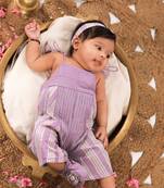 Rishika purple striped jumpsuit