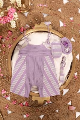 Rishika purple striped jumpsuit 3