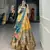 Multicolor Silk Lehenga Choli with Kalamkari-Prints