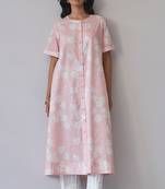 Cloud pink and white cotton co-ord set