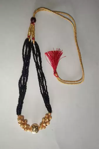 Traditional Maharastrain tushi mangalsutra