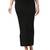 Neckbook Black Solid Drawstring Best Slim Fit Saree Shapewear for Women